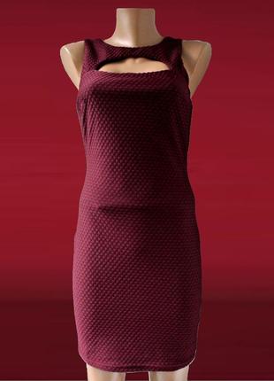 Нове брендове плаття "miss selfridge" темно-бордового кольору. розмір uk10/eur38.2 фото