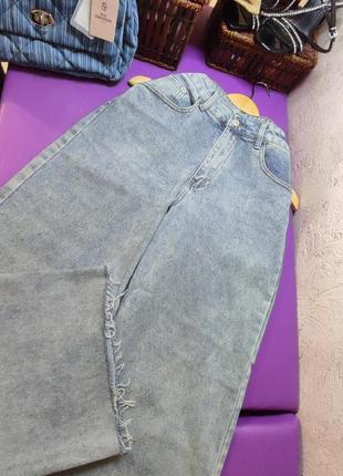 🛍️ джинсы палаццо на высокой посадке плотные фактурные 🛍️ подпишись чтобы быть в курсе ежедневных обнов 🛍️2 фото