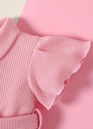 Боди для маленьких девочек, нарядное боди, розовое боди для новорожденных малышей....