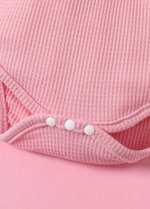 Боди для маленьких девочек, нарядное боди, розовое боди для новорожденных малышей....