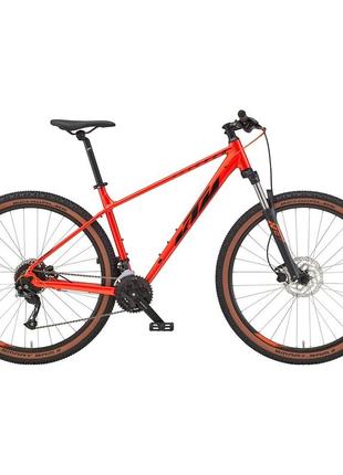Велосипед ktm chicago 291 29" рама xl/53, оранжевый (черный), 2022