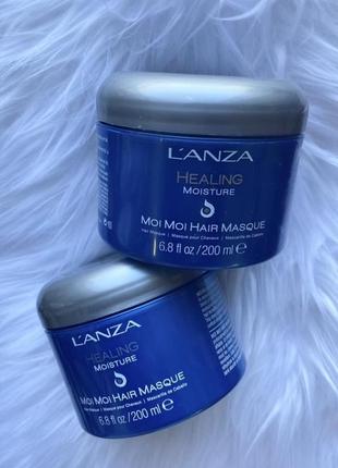 Інтенсивна зволожуюча маска мої мої lʼanza healing moisture moi moi hair masque1 фото