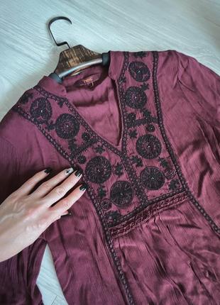 Блуза жата з вишивкою next вишиванка s/m 34
