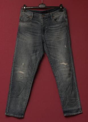 Uniqlo slim boyfriend 5 (29-30) джинсы из японского сукна  хлопка