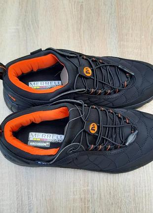 Кроссовки термо merrell ice cup moc черные с оранжевым5 фото