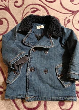 Куртка детская джинсовая.1 фото