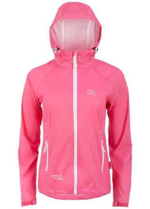 Вітрівка жіноча highlander stow & go pack away rain jacket 6000 mm pink xs (jac077l-pk-xs)1 фото