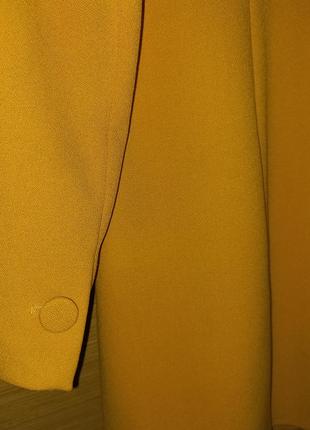 Подовжений жіночий жовтий піджак zara р.xs5 фото