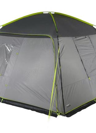 Шатро high peak cabana light grey/dark grey/lime (14052)3 фото