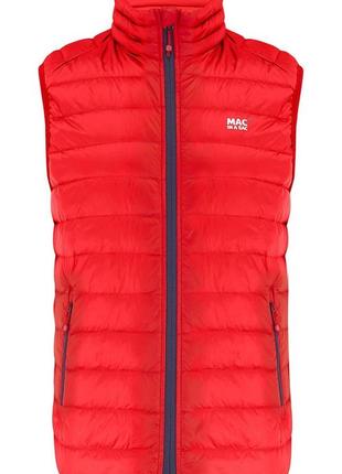 Пухова жилетка mac in a sac mens alpine down gilet red (xxl)