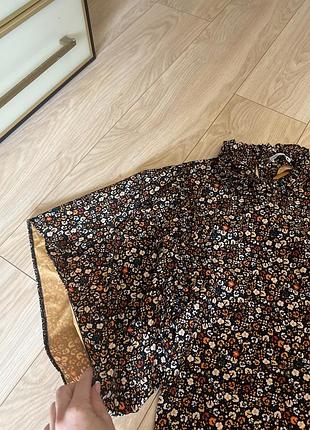 Цветочное платье кимоно туника zara бренд классное стильное элегантное красивое5 фото