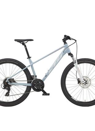 Велосипед ktm penny lane 272 27.5" рама s/38, блакитний (біло-кораловий), 2022