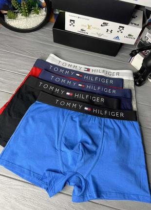 Мужские трусы боксеры tommy hilfiger набор 3-4-5 штук1 фото