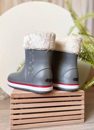 Женские резиновые сапоги crocs ❄️4 фото