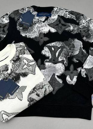 Світшот louis vuitton  , чорний та білий колір