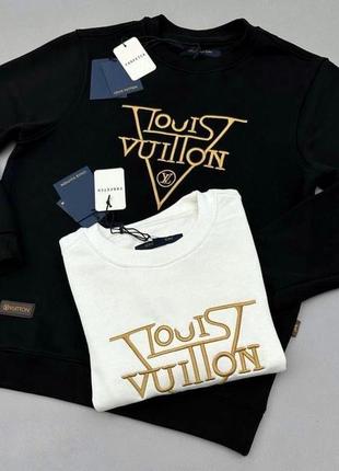 Світшот louis vuitton , чорного та білого кольору