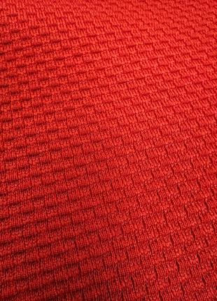 Фактурна сукня-олівець із відкритими плечима new look червоного кольору розмір 10 (м)8 фото