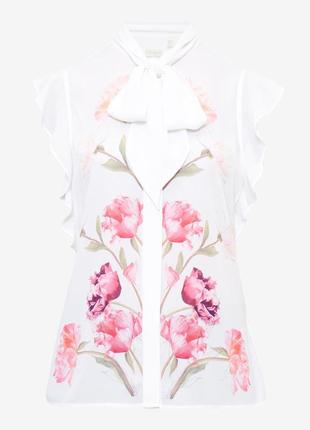 Ніжна блуза від ted baker floral pussycat2 фото