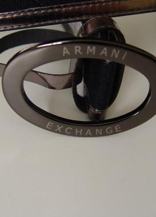 Armani пояс ремень из канвас в лого р.s оригинал6 фото