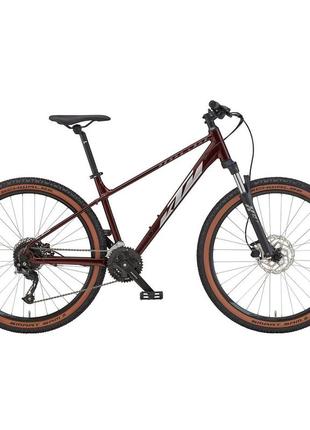 Велосипед ktm penny lane 271 27.5" рама m/42, темно-червоний (сірий), 2022