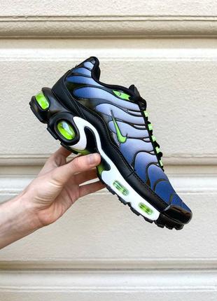 Кроссовки nike tn icons black scream green