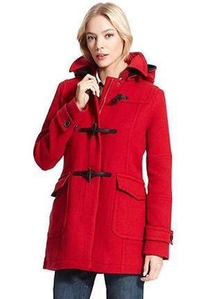 Tommy hilfiger xs-s duffle coat пальто из шерсти и кашемира