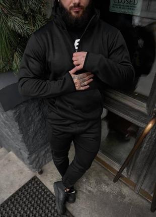 Стильний зимовий костюм асос кант asos kant комплект худі і штани якісний теплий чоловічий на флісі2 фото