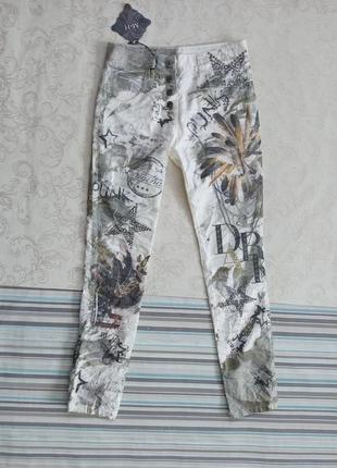 Літні брюки штани джинси made in italy m&h pronto moda