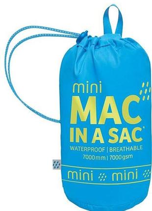 Детская мембранная куртка mac in a sac neon kids (11/13) neon blue3 фото