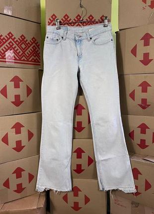 Женские винтажные широкие джинсы levis 518 superlow boot cut made in Ausa1 фото