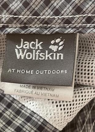 Jack wolfskin тренинговая рубашка рубашка рубашка для походов6 фото