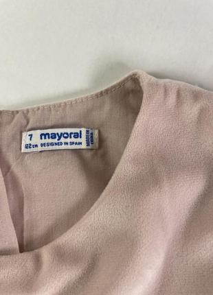 Элегантное платье mayoral pink regular fit7 фото