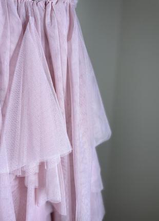 Элегантное платье mayoral pink regular fit5 фото