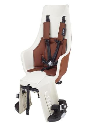 Дитяче велокрісло bobike exclusive maxi plus carrier led/cinnamon brown