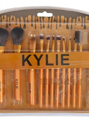 Набор кистей для макияжа 12 штук kylie 980088 knz