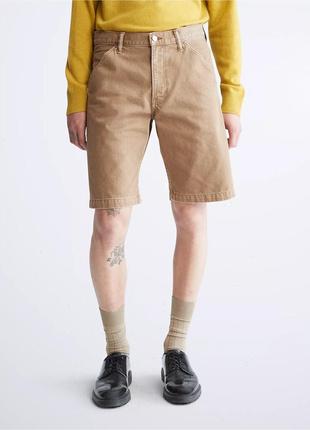 Новые шорты calvin klein (ck khakis wide leg carpenter shorts) с америки 32,33,34