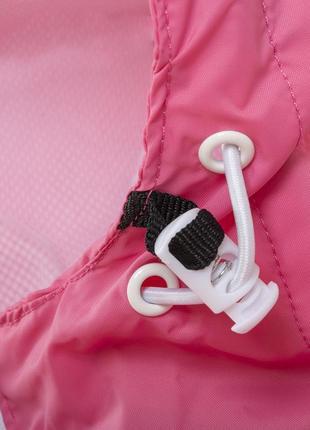 Вітрівка жіноча highlander stow & go pack away rain jacket 6000 mm pink s (jac077l-pk-s)5 фото