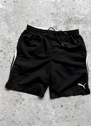 Puma vintage men’s black sport shorts винтажные, спортивные шорты