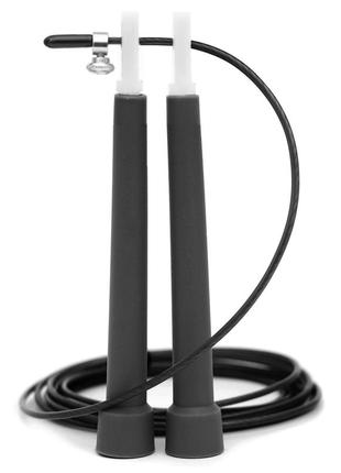 Скакалка швидкісна для кросфіту cornix speed rope basic xr-0160 black