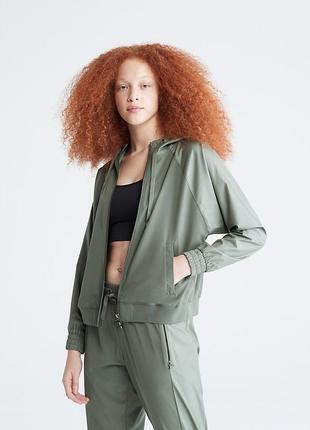 Нова жіноча кофта calvin klein худі (ck hooded raglan jacket) )c америкаки s