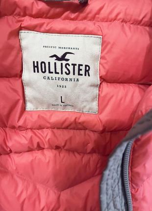 Демисезонный легкий пуховик куртка hollister3 фото