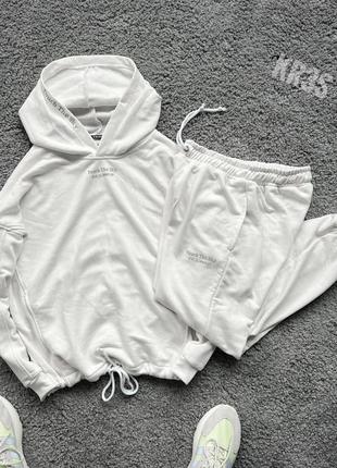 Спортивный костюм оверсайз хаки3 фото