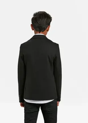 Чорний жакет піджак блейзер we fashion regular fit3 фото