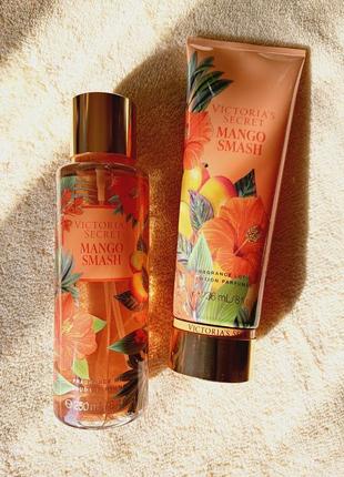 Набір міст спрей та лосьйон для тіла victoria's secret mango smash