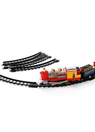 Іграшковий потяг "блакитний вагон". з музикою, світлом та димом (70155)