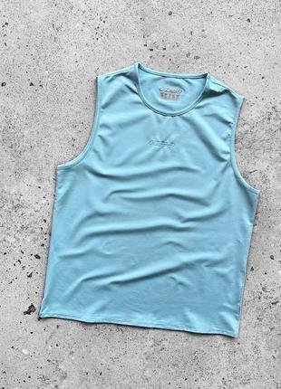 Reebok women's vintage blue sleeveless tank top женская, винтажная майка