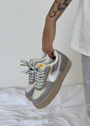 Женские кроссовки nike air force 1 shadow6 фото