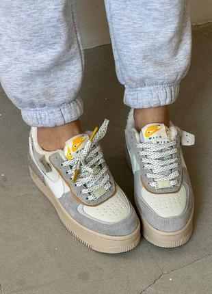 Женские кроссовки Nike Air Force 1 High Diptych 1 shadow9 фото