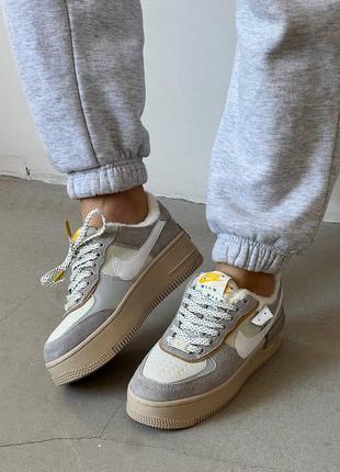 Женские кроссовки nike air force 1 shadow8 фото