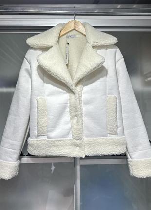 Тепла дублянка на баранчику 5 кольорів дублянка баранчик3 фото